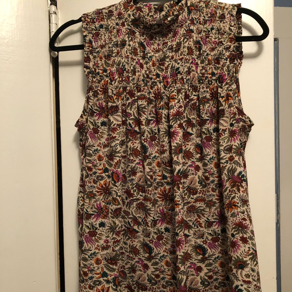 Anthropologie rouched tank